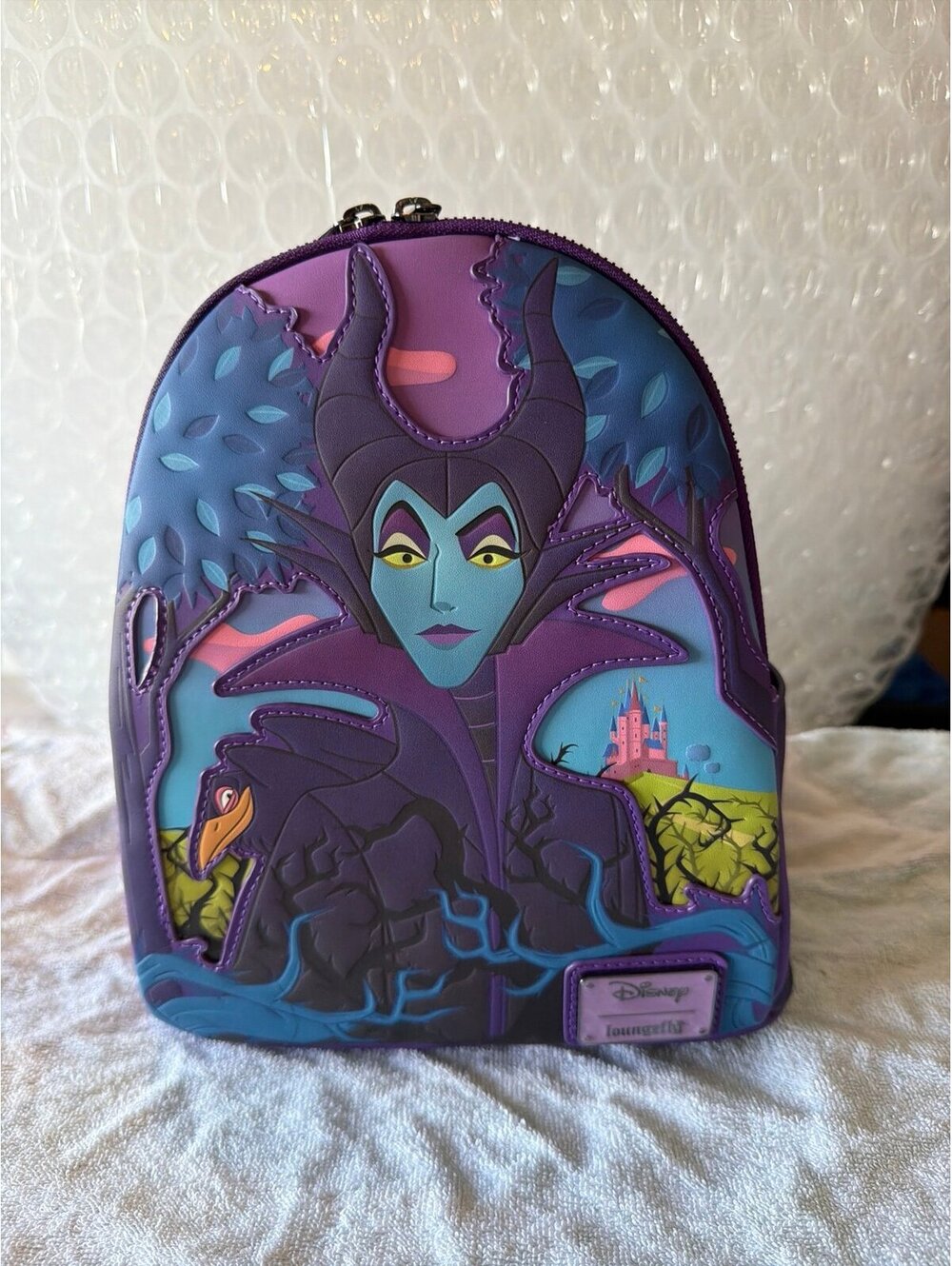 Loungefly Disney Sleeping Beauty Maleficent Backpack NWT